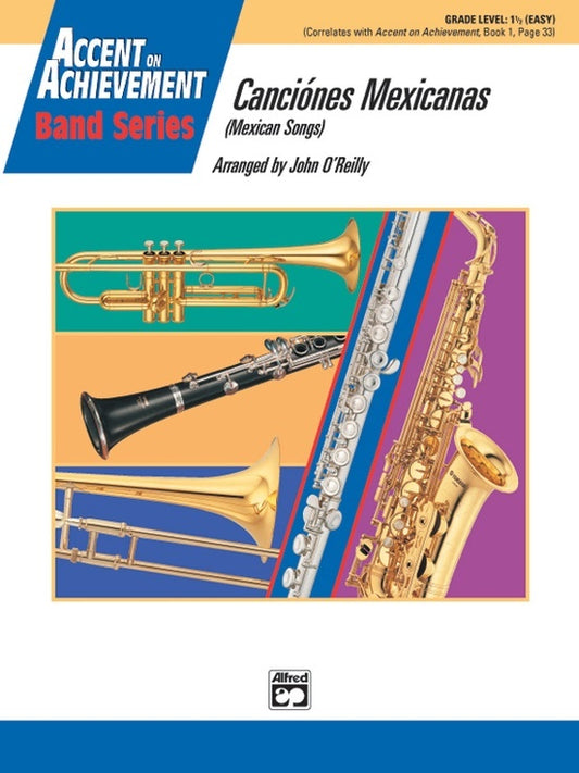 Canciones Mexicanas Concert Band Gr 1.5