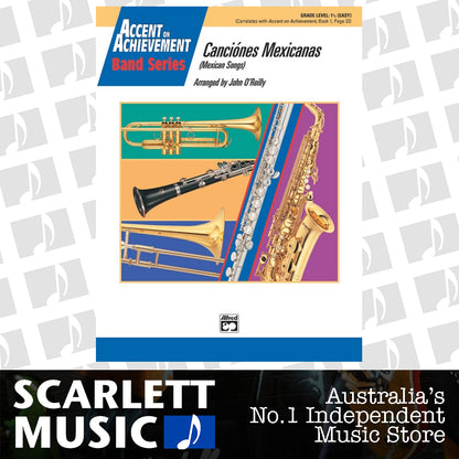 Canciones Mexicanas Concert Band Gr 1.5 — view 2