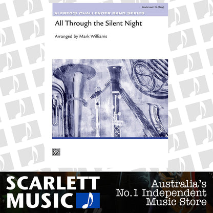All Through the Silent Night Concert Band Sheet Music Grade 1.5 — view 2