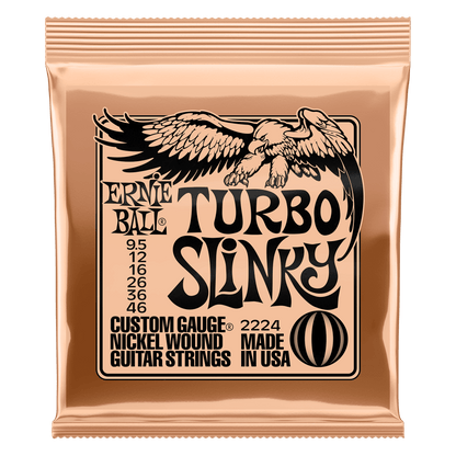 Ernie Ball 2224 Turbo Slinky 9.5-46 Electric Guitar Strings