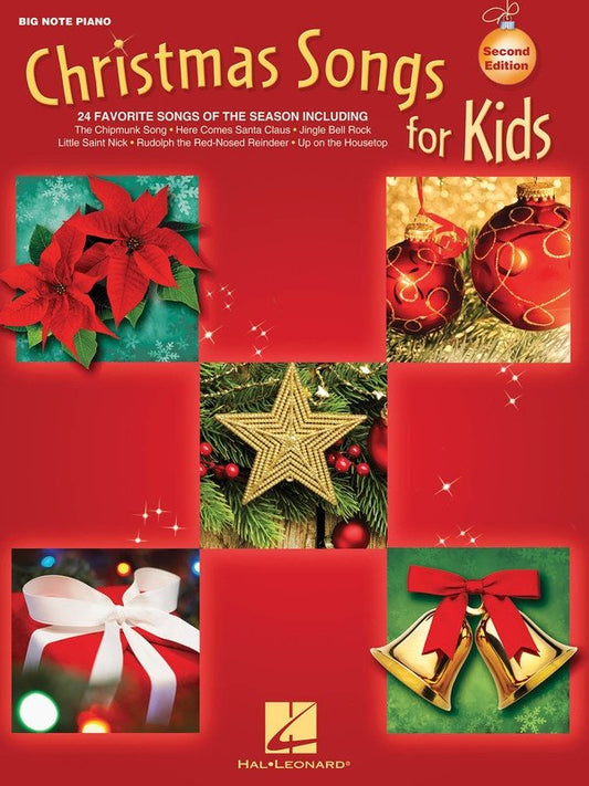 Christmas Songs for Kids — Big Note Piano with Lyrics (Hal Leonard)