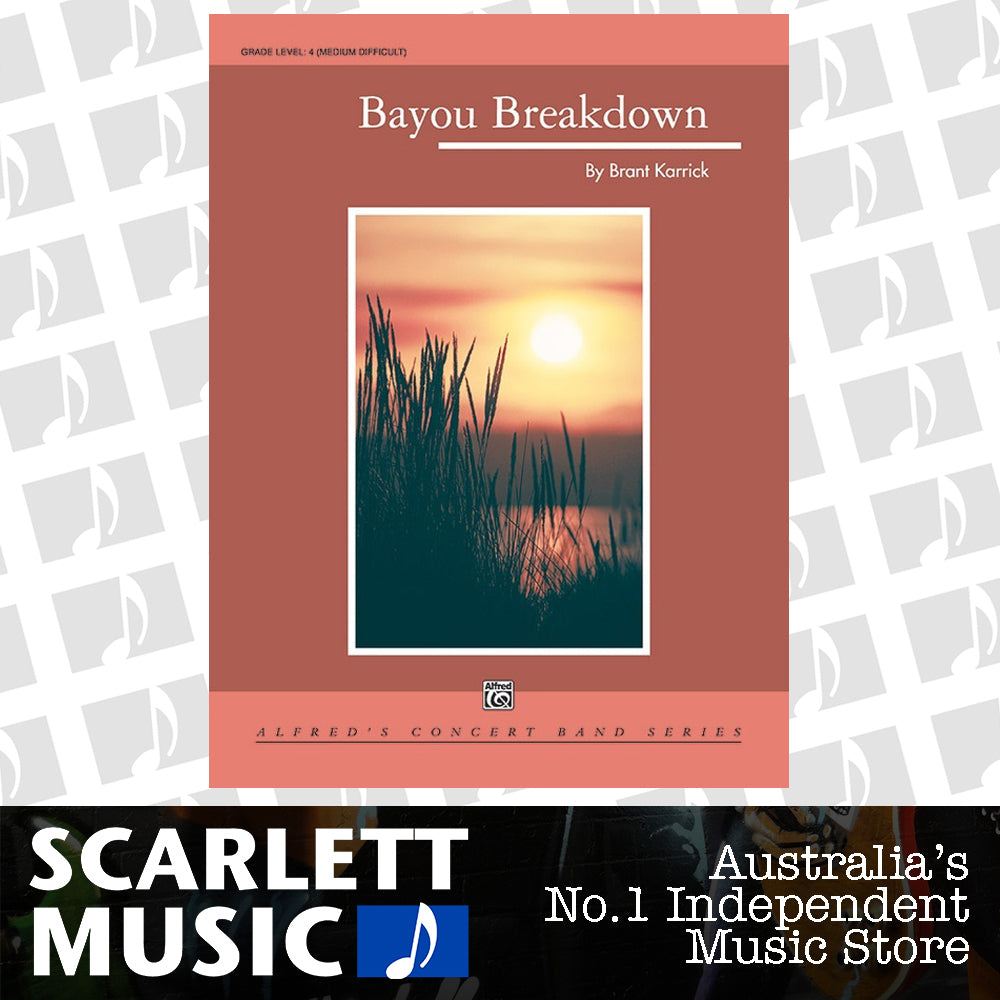Bayou Breakdown Concert Band Sheet Music Grade 4 — view 2