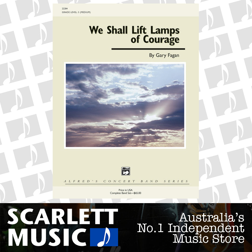 We Shall Lift Lamps of Courage Concert Band Sheet Music Grade 3 — view 2