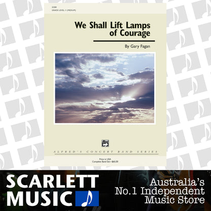 We Shall Lift Lamps of Courage Concert Band Sheet Music Grade 3 — view 2