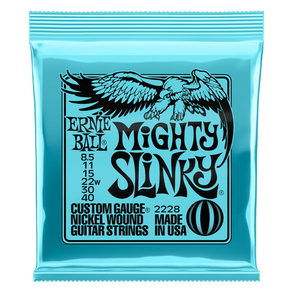 Ernie Ball 2228 Mighty Slinky 8.5-.40 Electric Guitar Strings