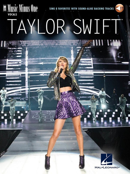 Taylor Swift: Sing 8 Favorites — Music Minus One, Book/Online Audio (Hal Leonard)