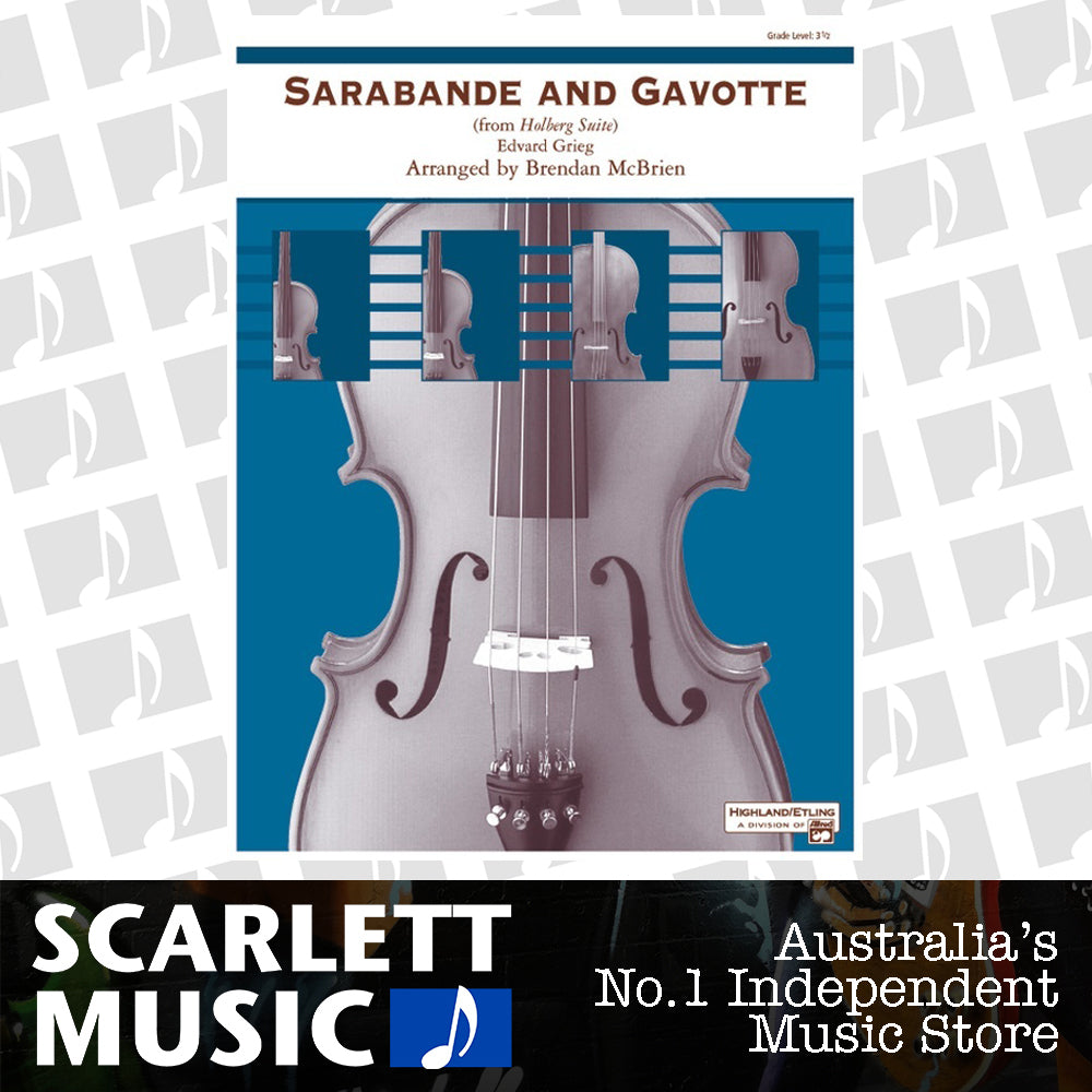 Sarabande And Gavotte Holberg Suite String Orchestra Gr 3.5 — view 2