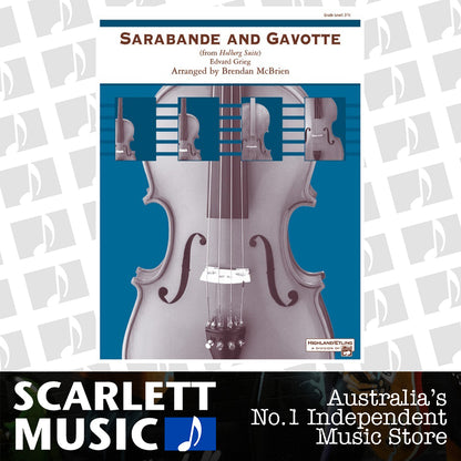 Sarabande And Gavotte Holberg Suite String Orchestra Gr 3.5 — view 2