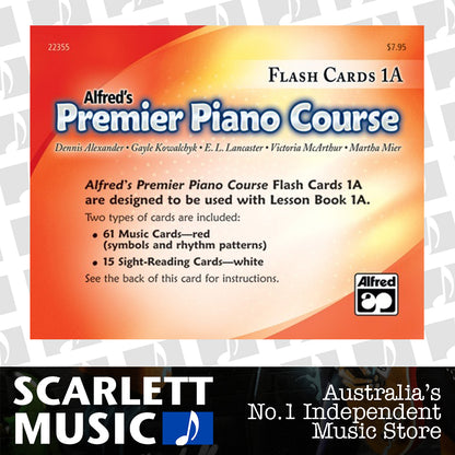 Premier Piano Course Flash Cards Level 1A — view 2