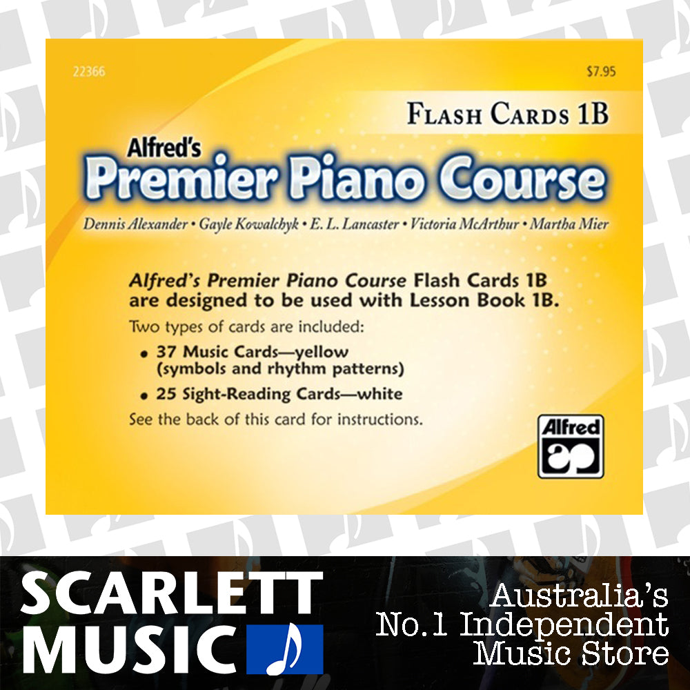 Premier Piano Course Flash Cards Level 1B — view 2