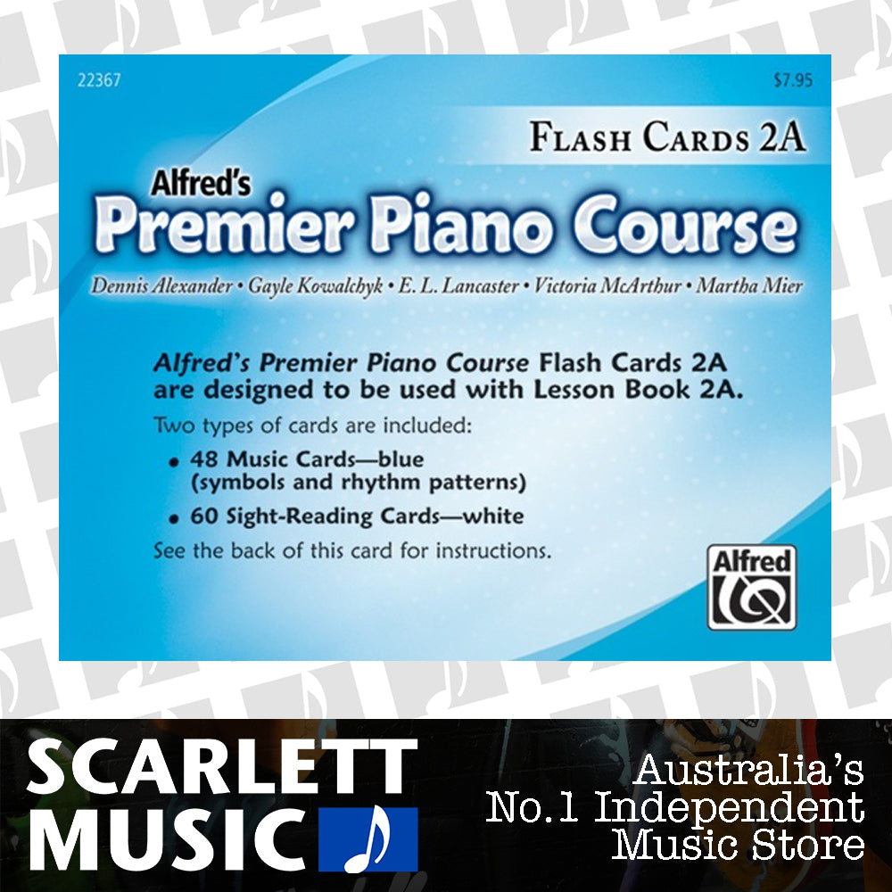 Premier Piano Course Flash Cards Level 2A — view 2