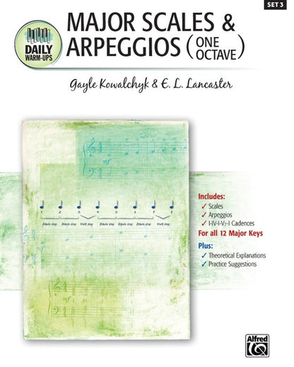 Daily Warm-Ups Book 3 Maj 1 Octave Piano