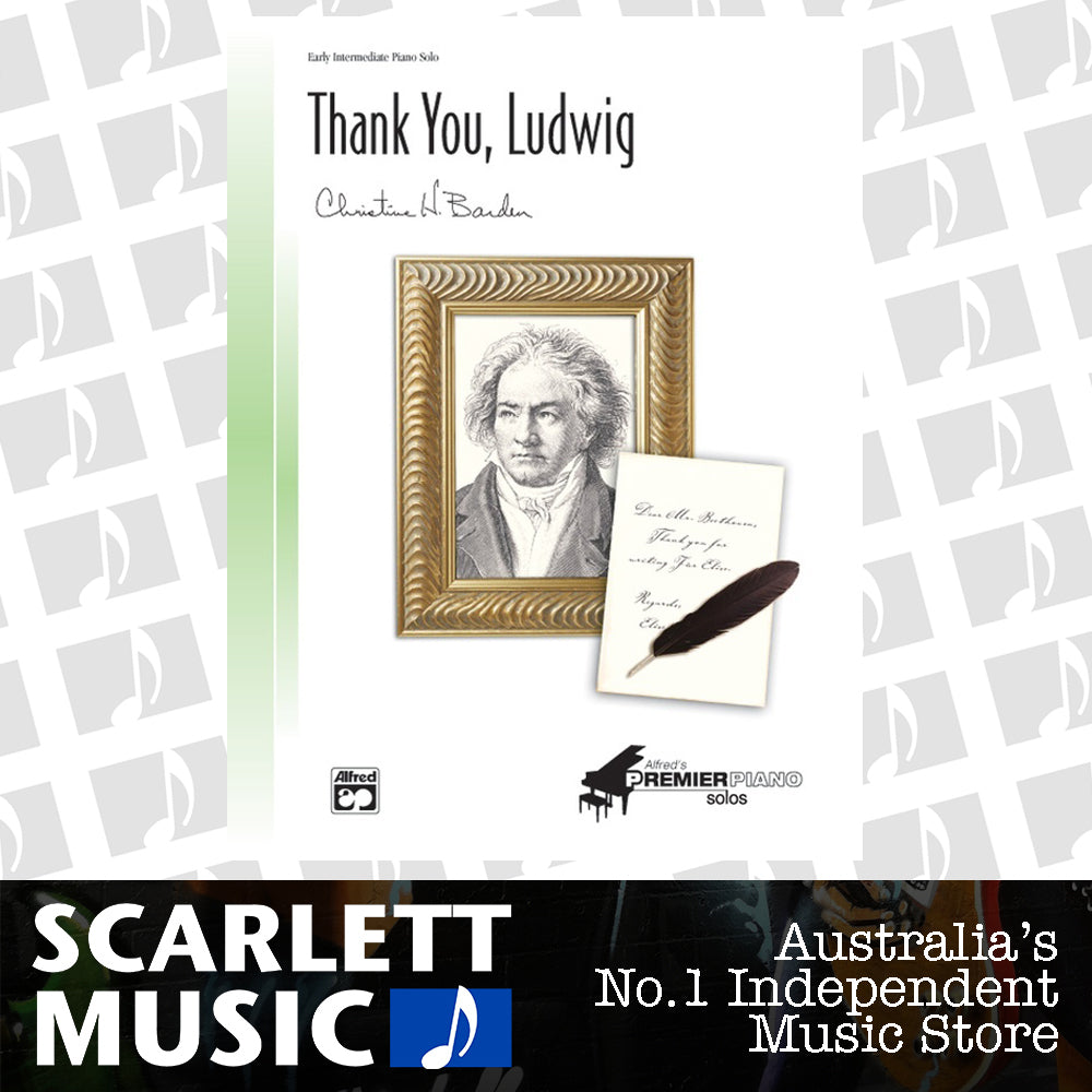 Thank You Ludwig Piano Sheet Music — view 2