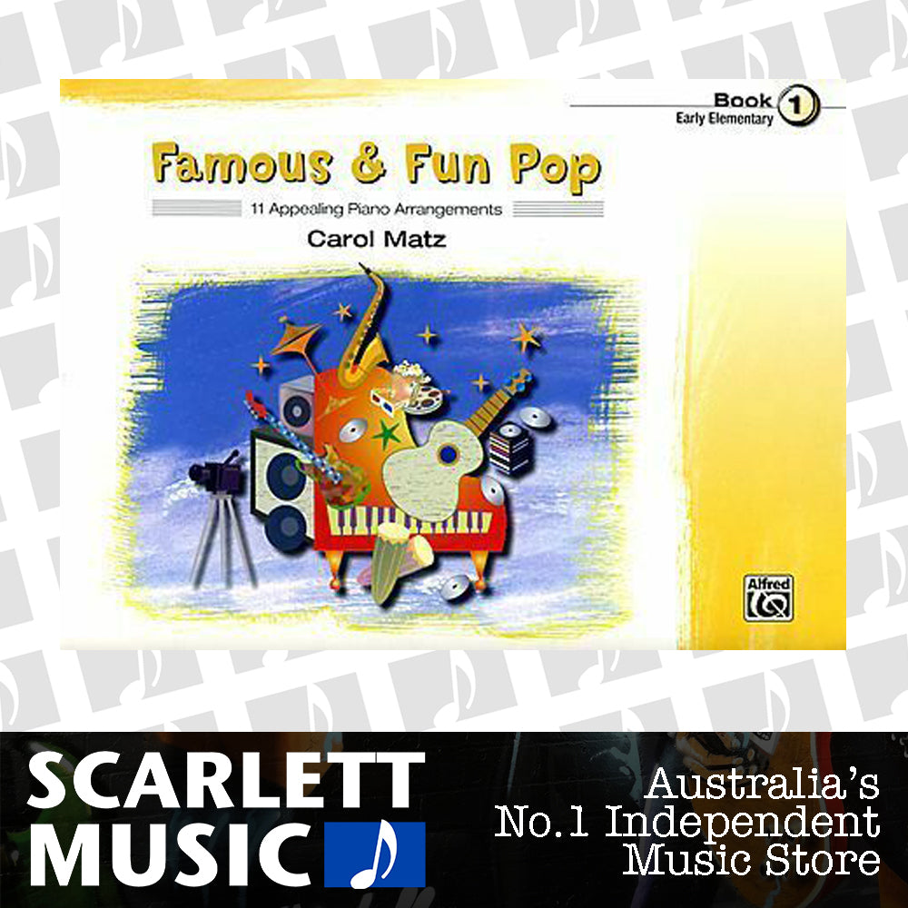 Famous and Fun Pop Book 1 Early Elementary Songs By Carol Matz — view 2