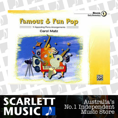 Famous and Fun Pop Book 1 Early Elementary Songs By Carol Matz — view 2