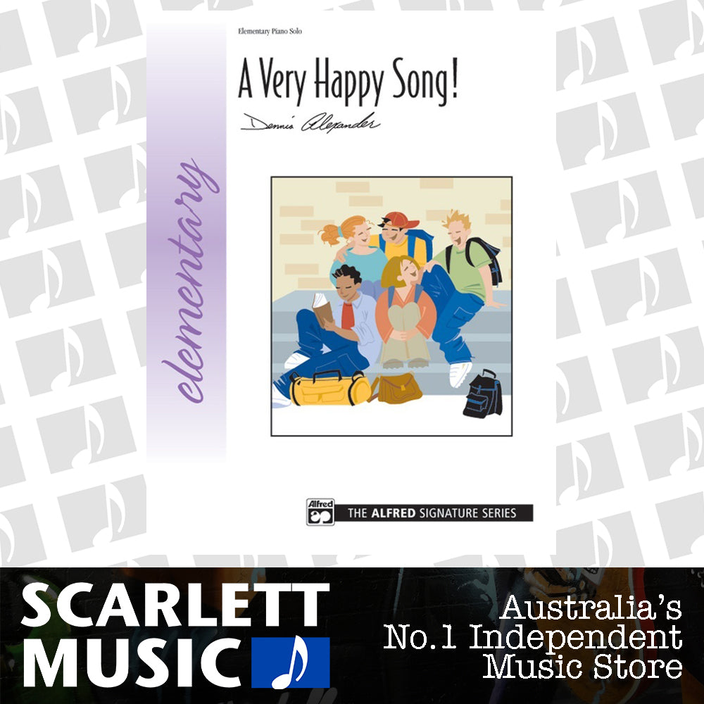 Very Happy Song Piano Sheet Music — view 2