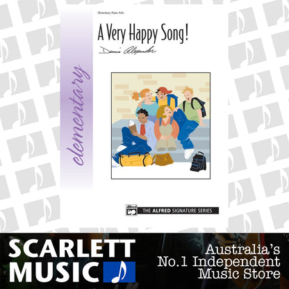 Very Happy Song Piano Sheet Music — view 2