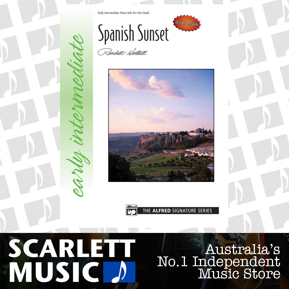Spanish Sunset Piano Sheet Music Right Hand — view 2