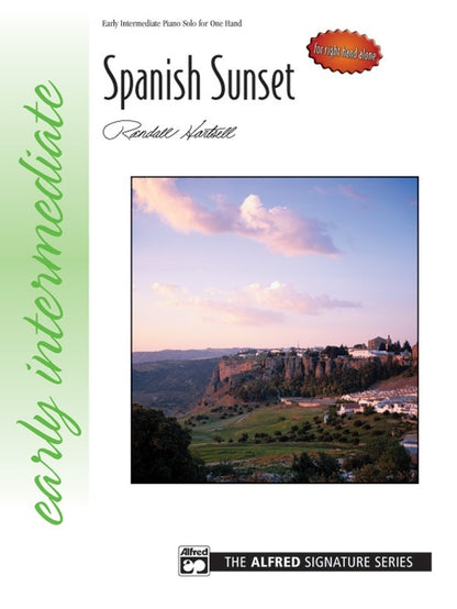 Spanish Sunset Piano Sheet Music Right Hand