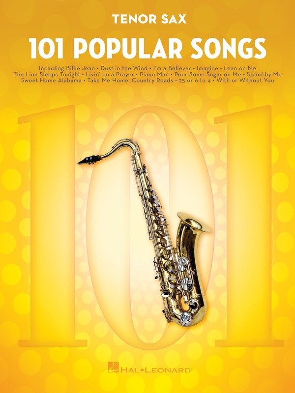 101 Popular Songs for Tenor Sax (Hal Leonard / 101 Instrumental Folios)