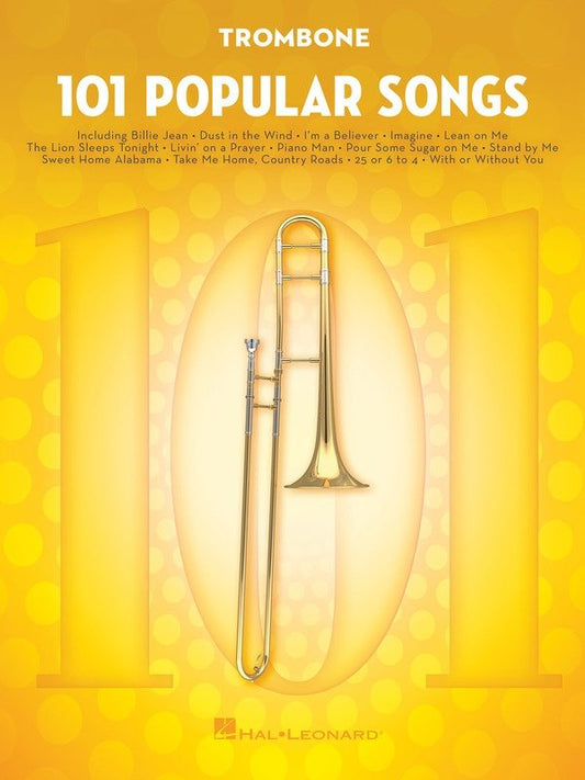 101 Popular Songs for Trombone (Hal Leonard / 101 Instrumental Folios)