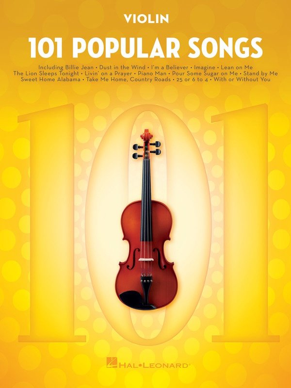 101 Popular Songs for Violin (Hal Leonard / 101 Instrumental Folios)