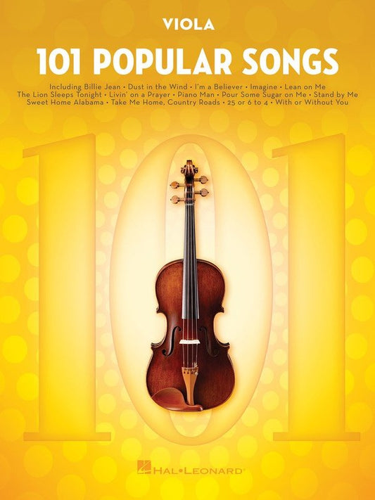 101 Popular Songs For Viola (Hal Leonard)