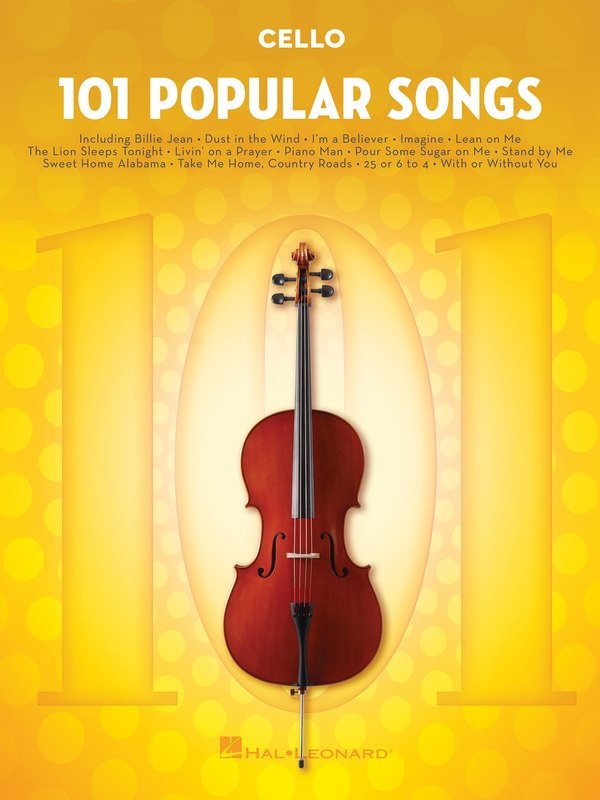 101 Popular Songs for Cello (Hal Leonard / 101 Instrumental Folios)