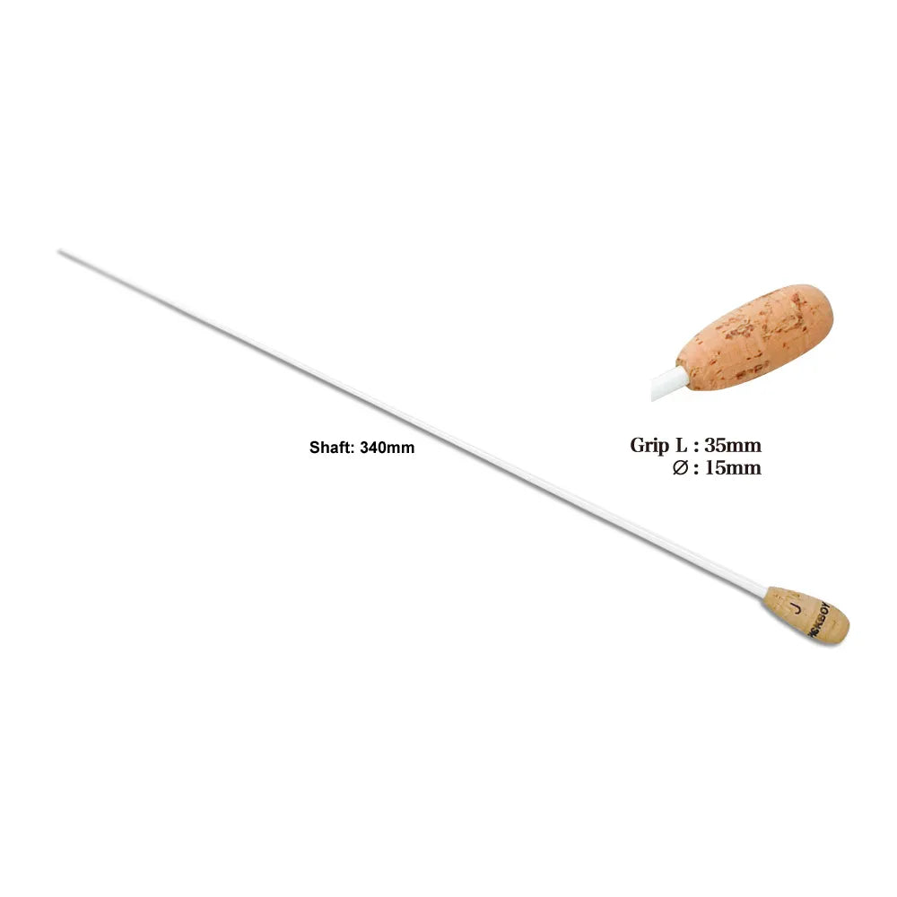 Pickboy FT-150J Fibreglass Baton with Cork Grip - 340mm, Lightweight, Made in Japan