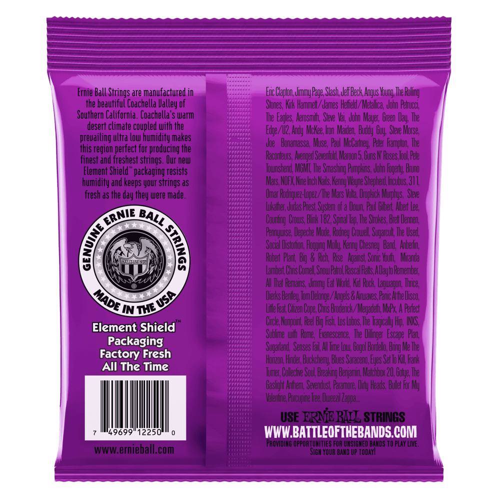 Ernie Ball Power Slinky Classic Rock n Roll Pure Nickel Wrap Electric Guitar Strings 11-48 Gauge — view 2