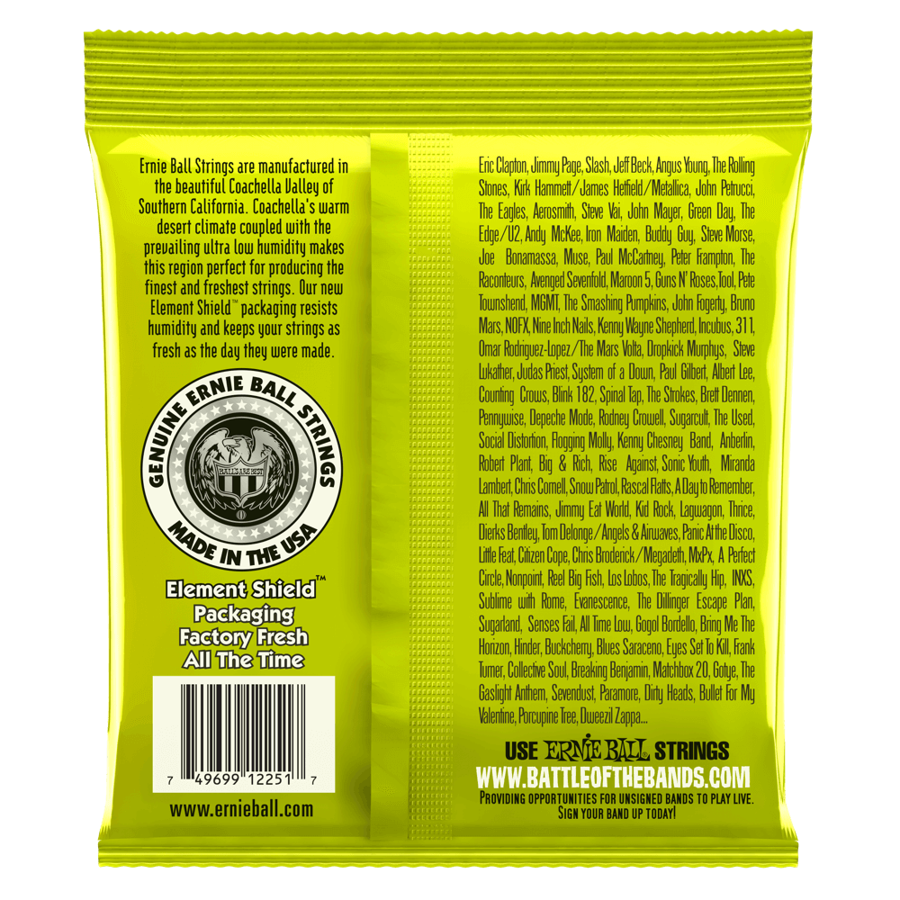 Ernie Ball Regular Slinky Classic Rock n Roll Pure Nickel Wrap Electric Guitar Strings, 10-46 Gauge — view 2