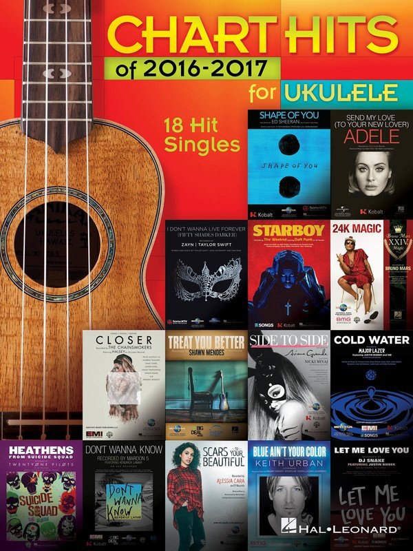 Chart Hits of 2016–2017 for Ukulele (Hal Leonard)