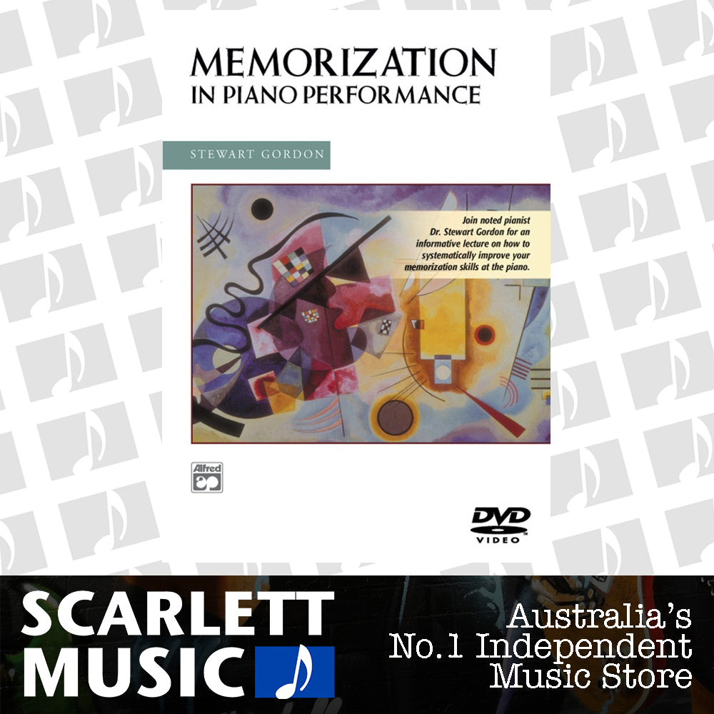 Memorization In Piano Performance DVD — view 2