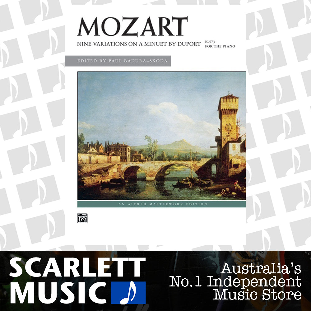 9 Variations On A Minuet By Duport Piano — view 2