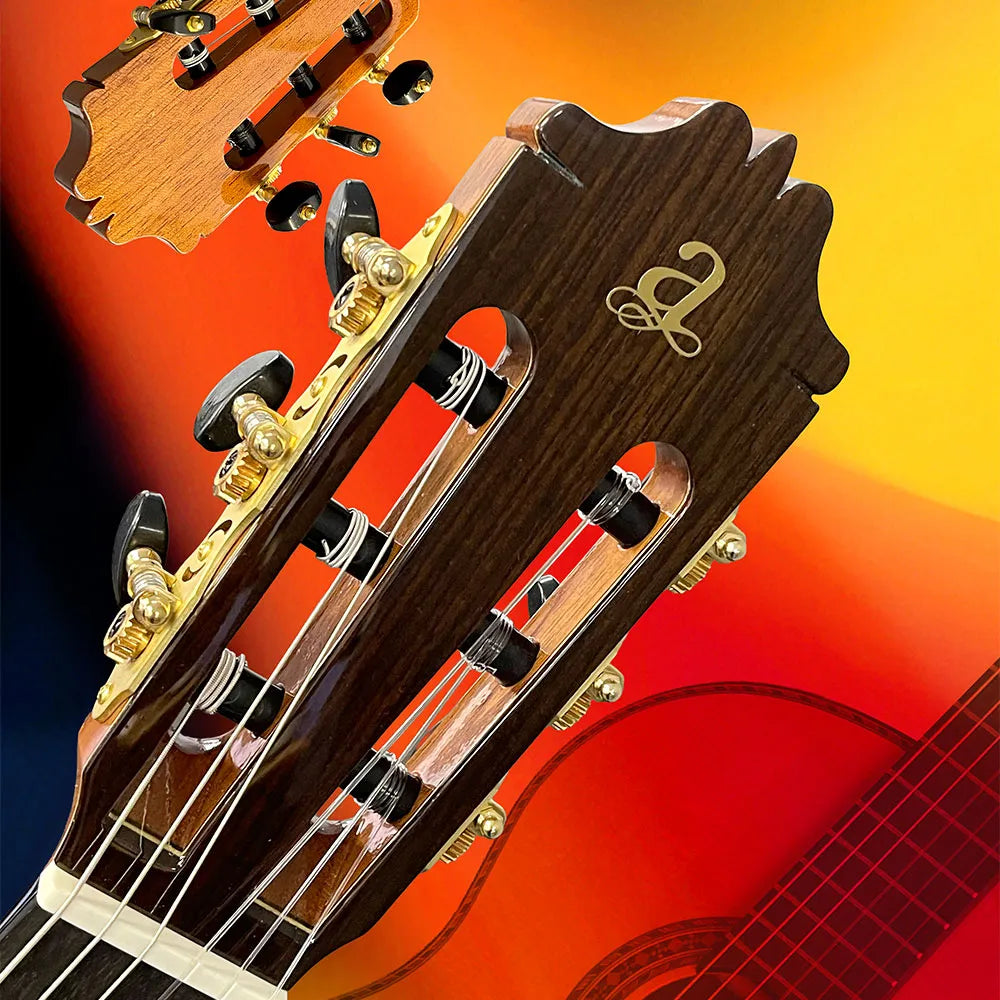Admira Cristina All Solid Classical Guitar - Solid Spruce Top, Solid Cocobolo Back, Cedar Neck, Ebony Fingerboard, Gloss Finish, 20 Frets — view 4