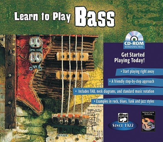 Learn To Play Bass CD Rom Jewel Case