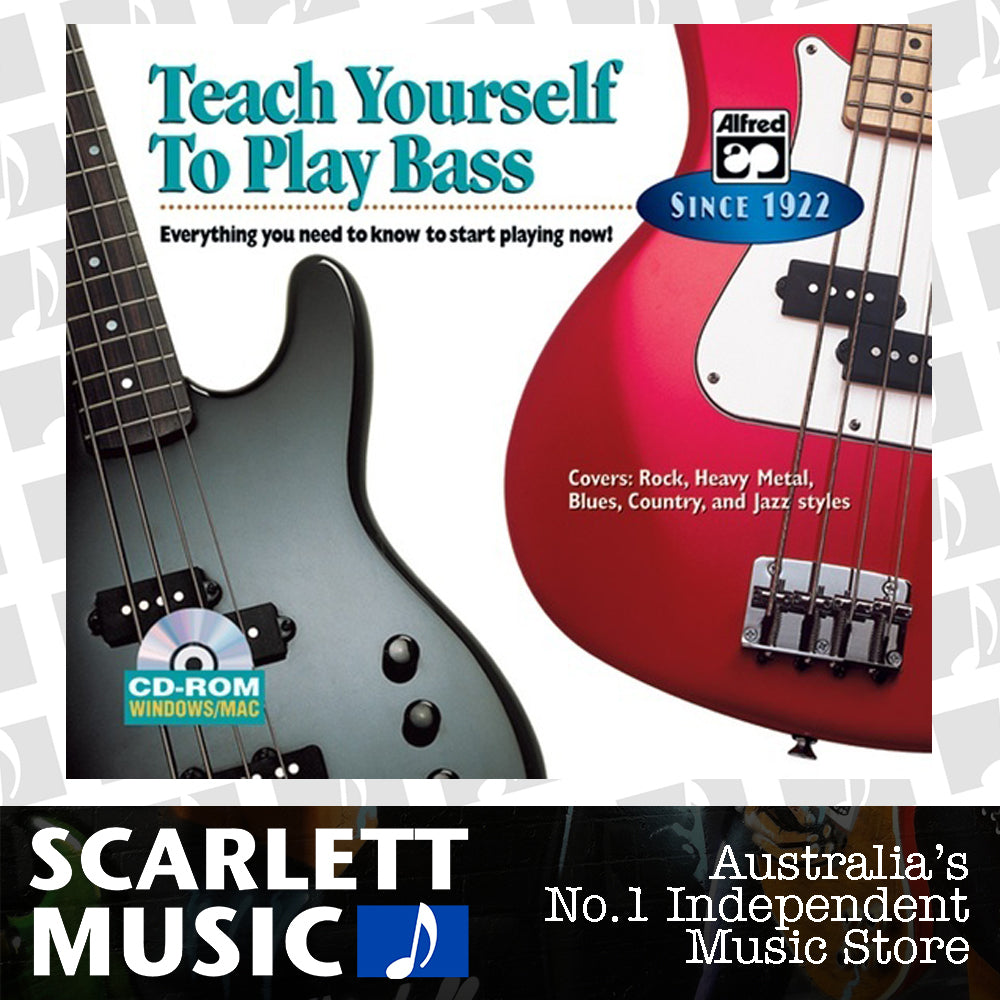 Teach Yourself To Play Bass CD Rom Jewel Case — view 2