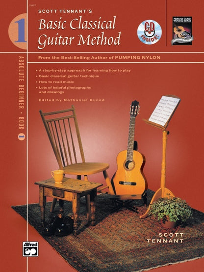 Basic Classical Guitar Method Book 1 with DVD