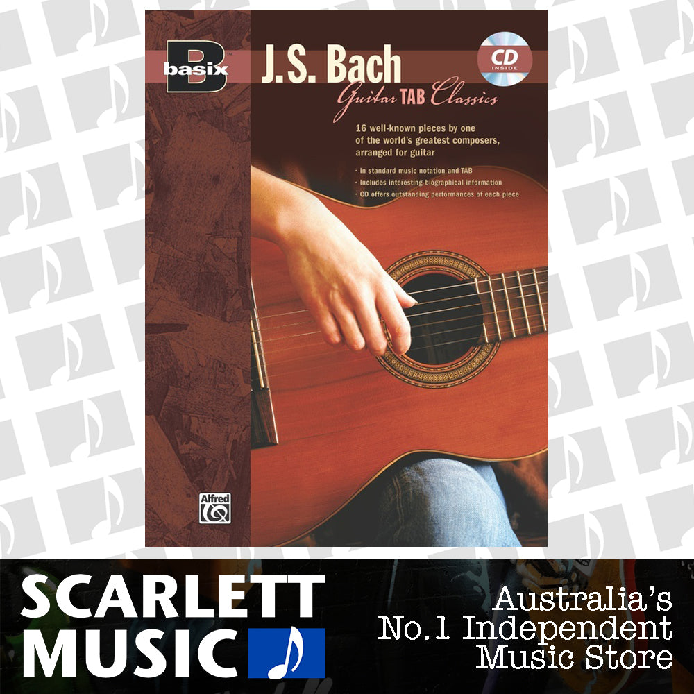 Basix J S Bach Guitar Tab Classics Book with CD — view 2