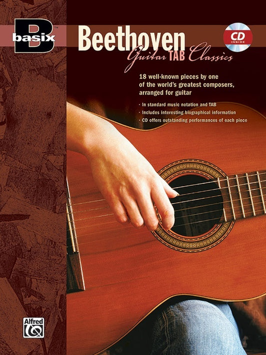 Basix Beethoven Guitar Classics Book with CD