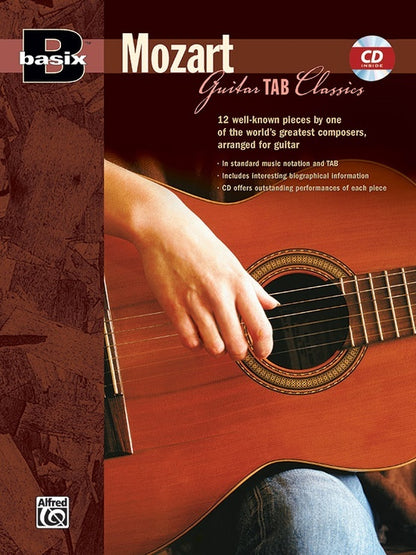 Basix Guitar Tab Classics: Mozart Book and CD