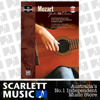 Basix Guitar Tab Classics: Mozart Book and CD — view 2