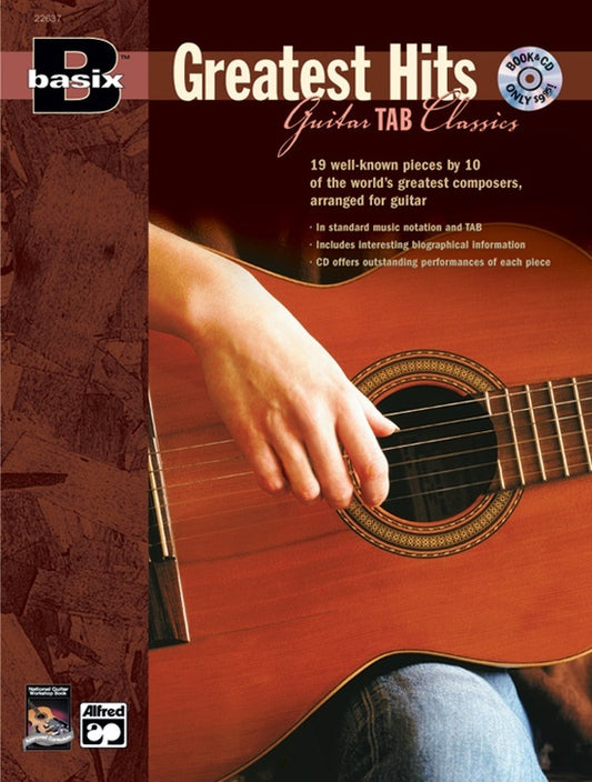 Basix Greatest Hits Guitar Tab Classics Book/CD