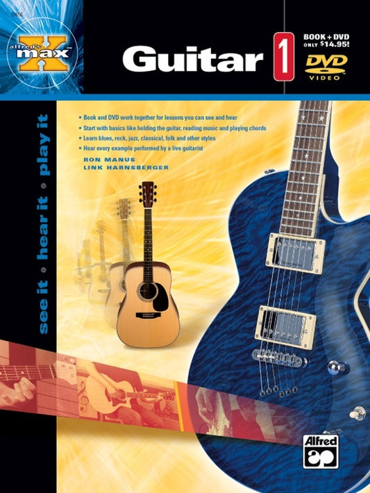 Alfred Max Guitar Book 1 Book/DVD