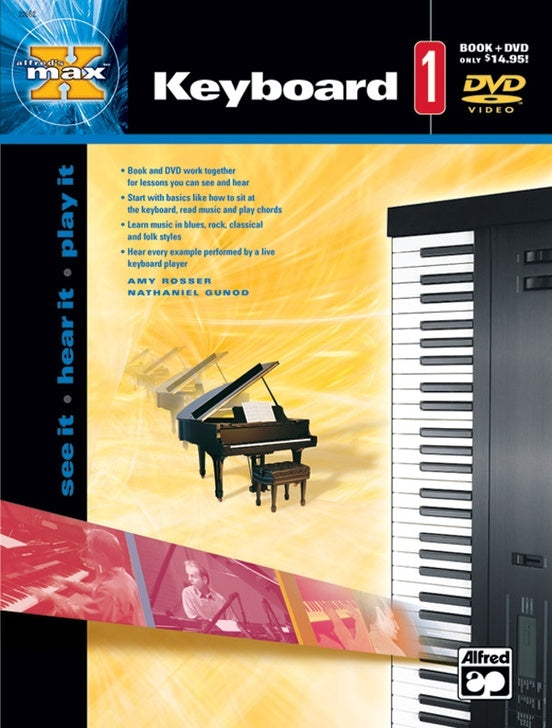 Max Keyboard Book 1 Book/DVD