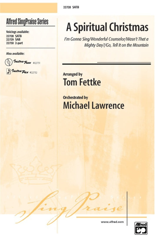 Spiritual Christmas SATB Level 4 Arrangement by Fettke