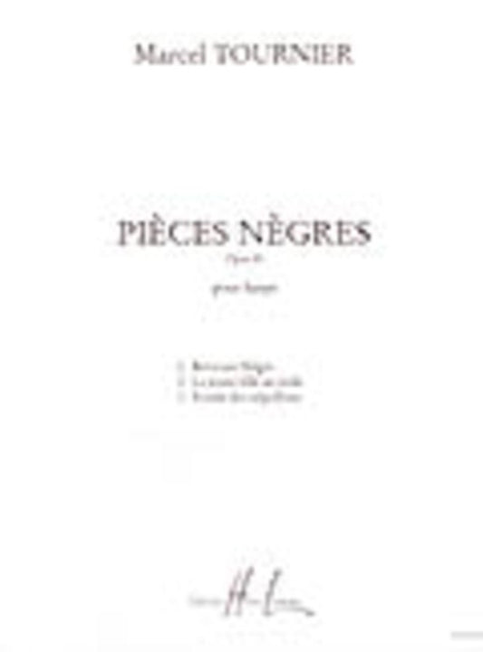 Tournier - 3 Pieces Negres Op 41 Harp (Softcover Book)