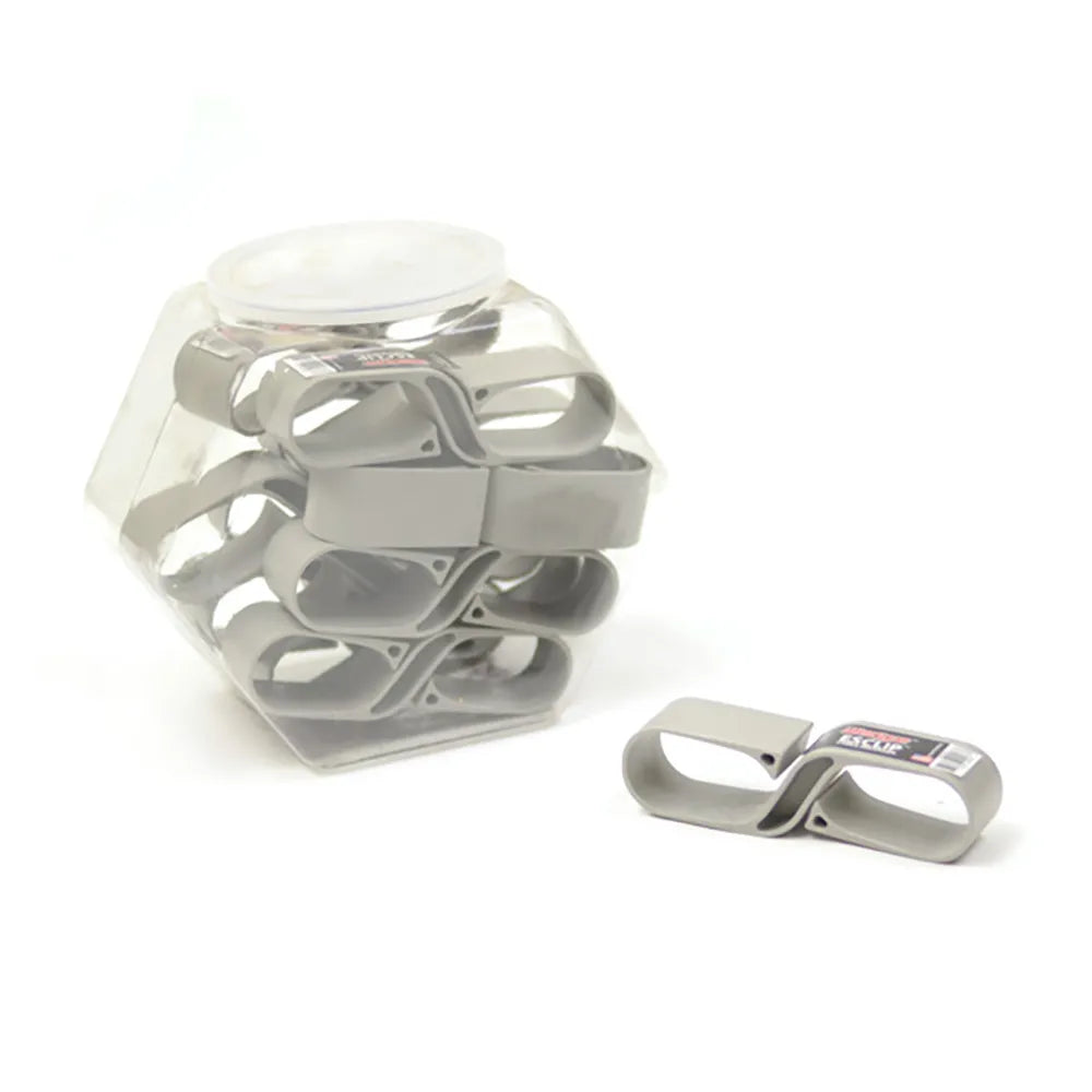 Wedgie Esclip Cable Tidy Regular - Grey, Durable Delrin, Holds Up to 25 ft of Cable, Efficient Cable Management, Neat Storage Solution