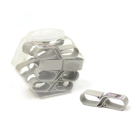 Wedgie Esclip Cable Tidy Regular - Grey, Durable Delrin, Holds Up to 25 ft of Cable, Efficient Cable Management, Neat Storage Solution
