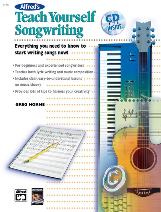 Alfred's Teach Yourself Songwriting Book with CD